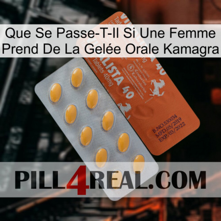 Que Se Passe-T-Il Si Une Femme Prend De La Gelée Orale Kamagra 43